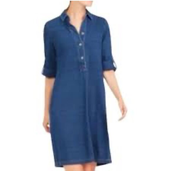 J. McLaughlin Dresses & Skirts - J. McLaughlin Stretch Denim Dress